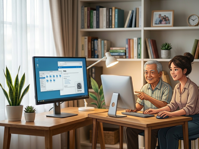 Beginner’s Guide to Learning Computer from Zero (Step-by-Step for Adults & Seniors in Malaysia)