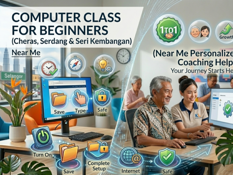 💻 Computer Class for Beginners in Cheras, Serdang & Seri Kembangan (Near Me)