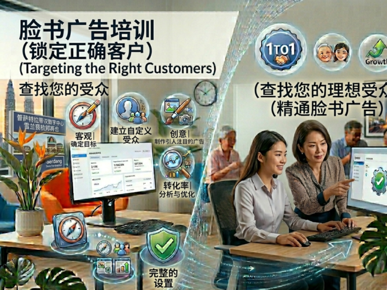 💼 马来西亚企业老板 Facebook 广告培训（一对一教学，由 Microsoft 认证大师级讲师亲自指导）