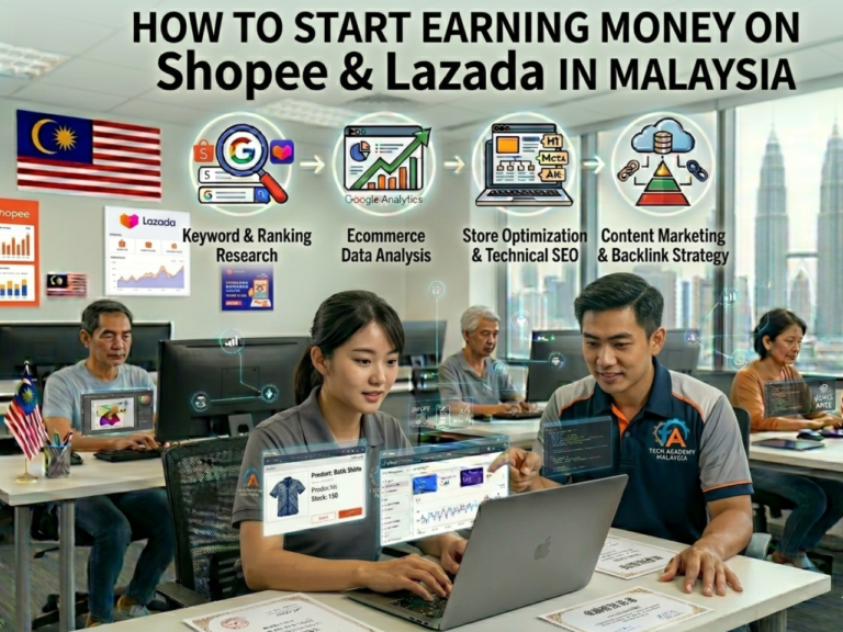 🛒 How to Start Earning Money on Shopee & Lazada in Malaysia (Even If You Know Nothing) – Serdang, Seri Kembangan, Bukit Jalil, Cheras, USJ & SS3