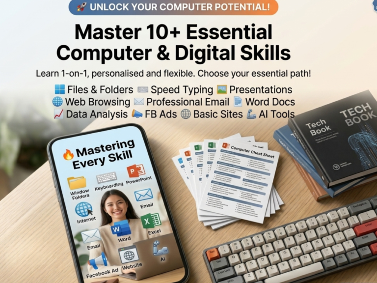 💻 The Correct Flow of Learning Computer: Why Learning More in 1 Hour 30 Minutes Does NOT Always Mean Learning Better (A Practical Guide for Computer Beginners, Adults, Seniors, Students, Parents, Business Owners & Working Professionals in Serdang • Taman Equine • Seri Kembangan • Balakong • Cheras • Kajang • Puchong • Bukit Jalil • Sri Petaling • OUG • Old Klang Road • Sunway • Subang • USJ • Petaling Jaya • Kuala Lumpur)